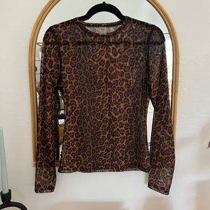 Aritzia TNA Mesh Long Sleeve